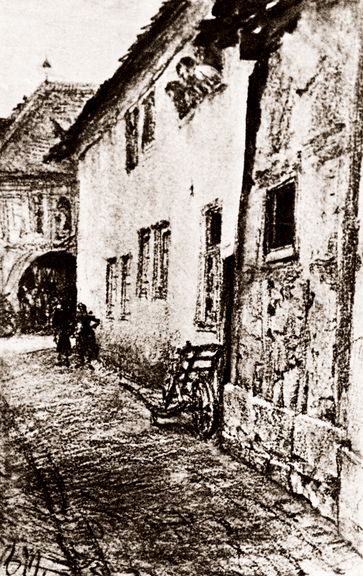  Adolpyh Von Menzel —— 街道一角